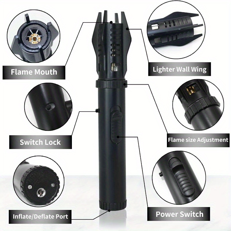 Camping Cooking Torch - (Płytka z gazem butanowym nie jest