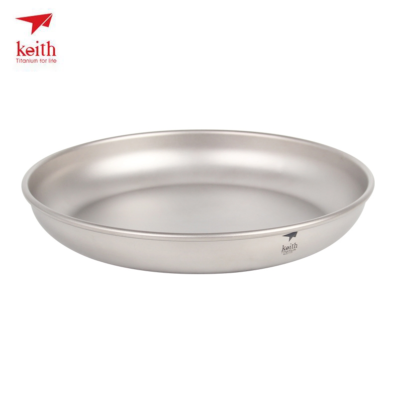 Camping Cooking Plate - Keith Titanium Plate Camping Titanium Dishes