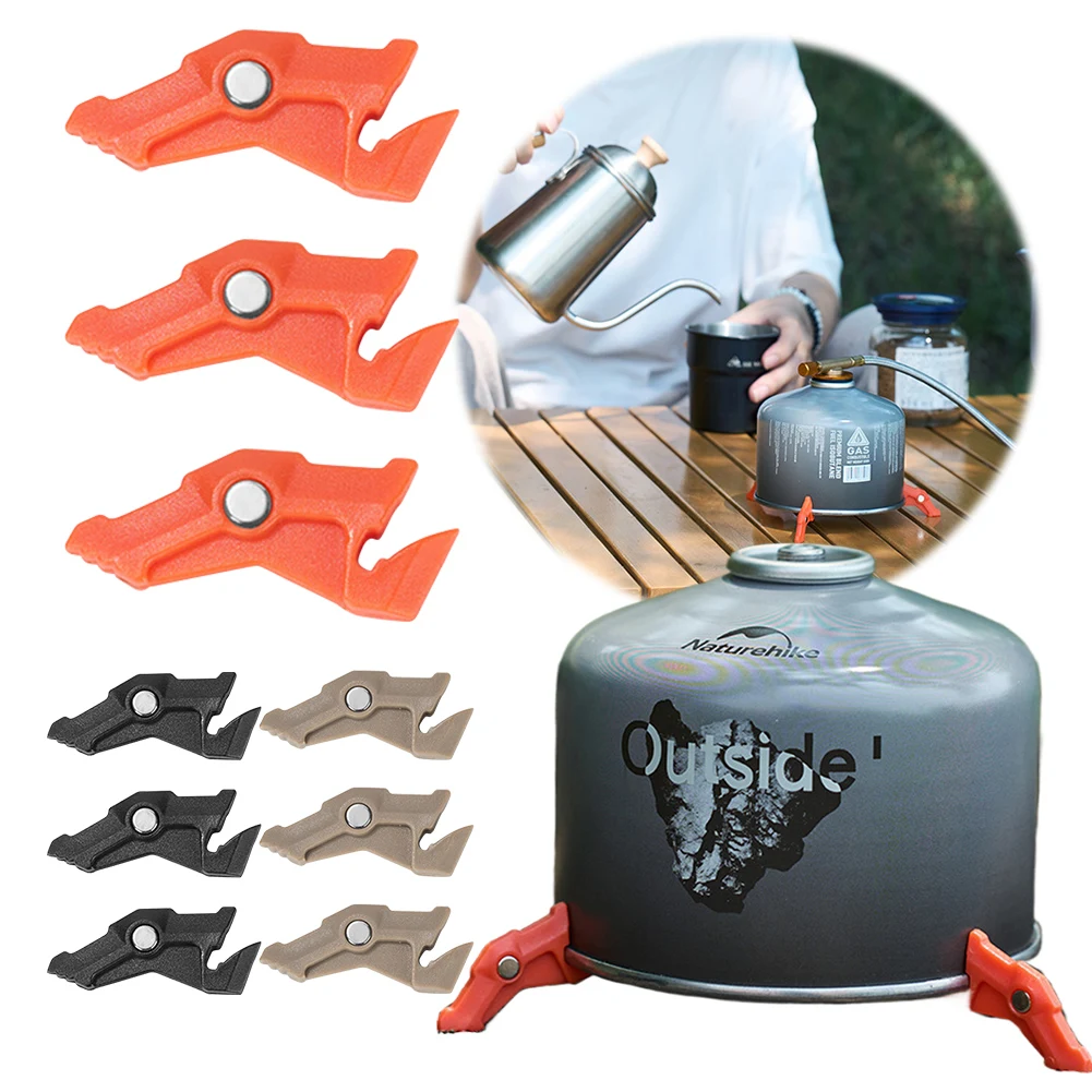 Camping Cooking Canister - Magnetyczny statyw Uchwyt zbiornika gazu Wielofunkcyjny