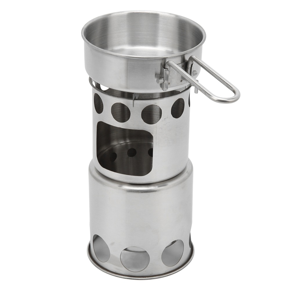 Zestaw naczyń kempingowych ze  – Camping Cooking Pot With Lid recenzja i cena