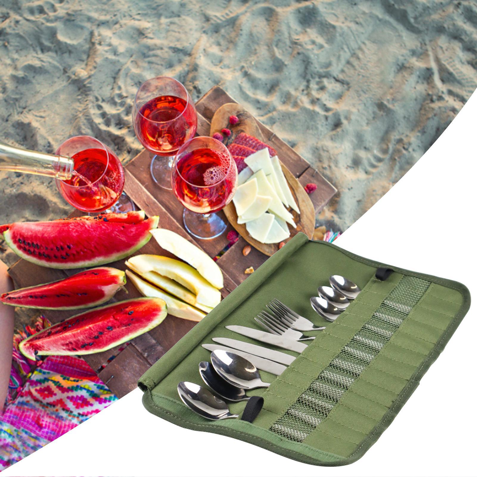 Torba na naczynia kempingowe,  – Camping Cooking Utensil Roll recenzja i cena