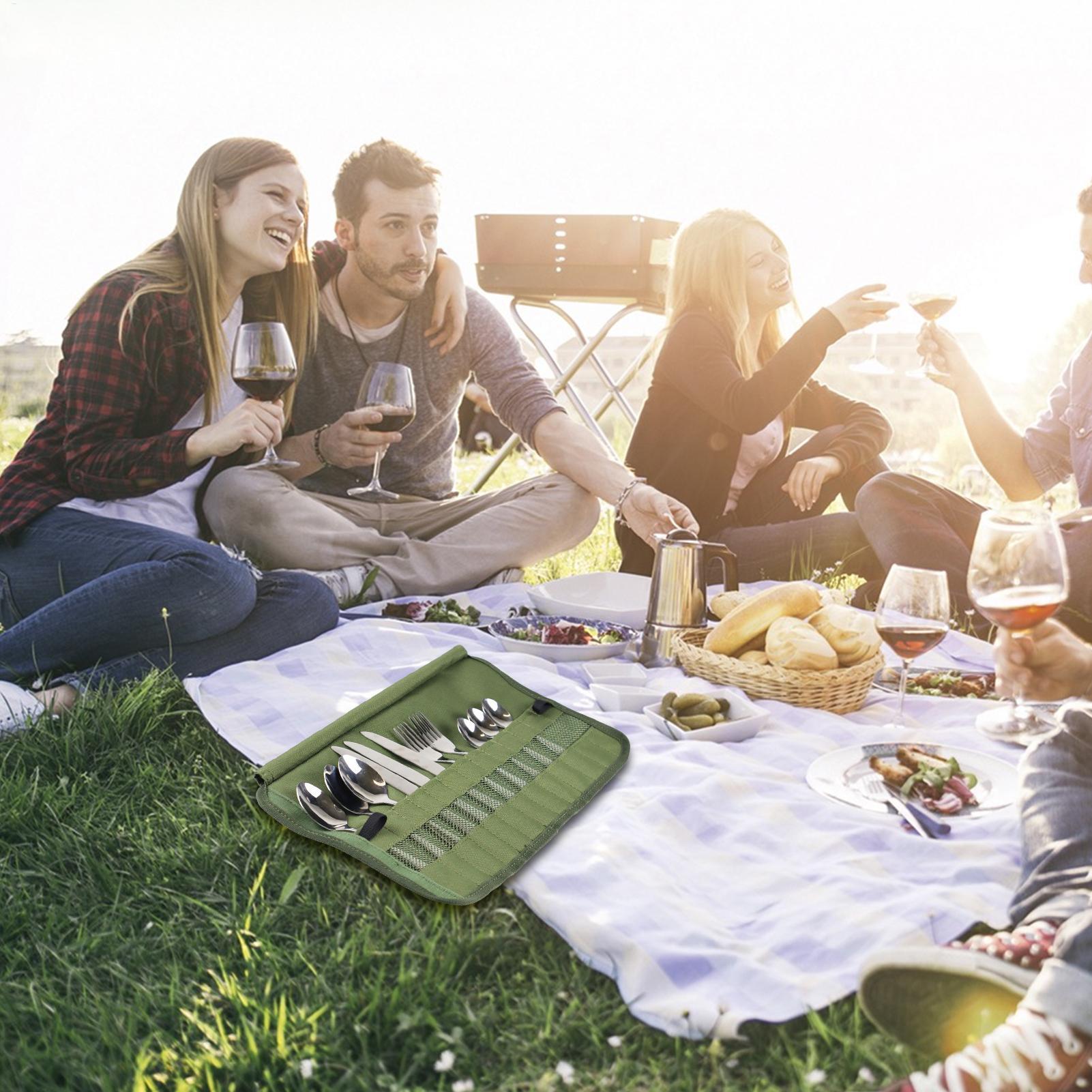 Torba na naczynia kempingowe,  – Camping Cooking Utensil Roll recenzja i cena