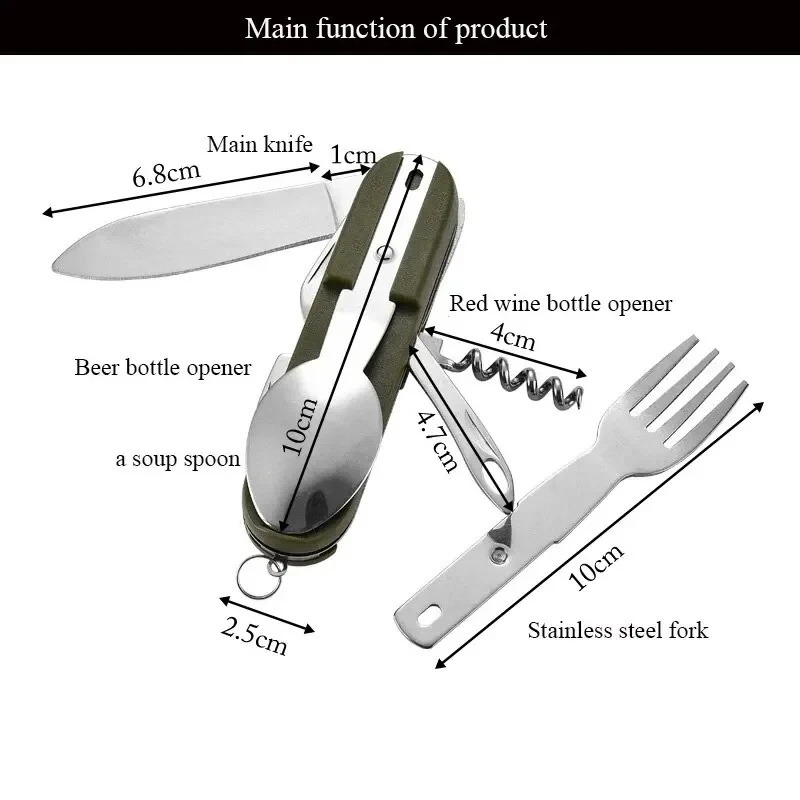 Zestaw sztućców kempingowych 7 – Camping Cooking And Eating recenzja i cena