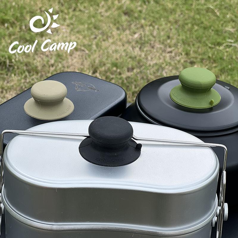 1 szt. Silikonowy uchwyt do po – Camping Cooking Pot With Lid recenzja i cena