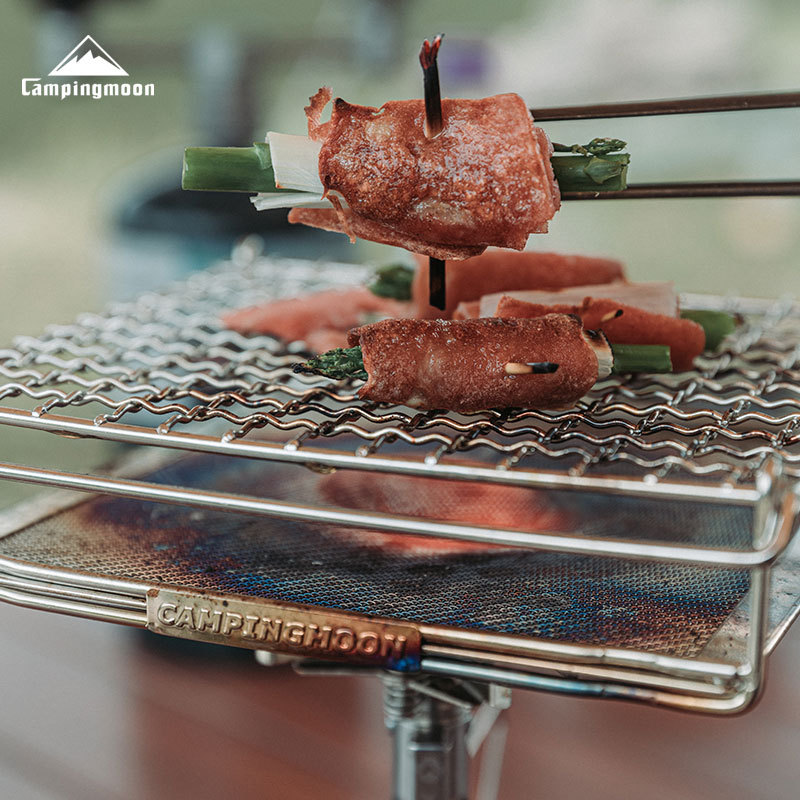 CAMPINGMOON Składana siatka do – Camping Cooking Griddle recenzja i cena