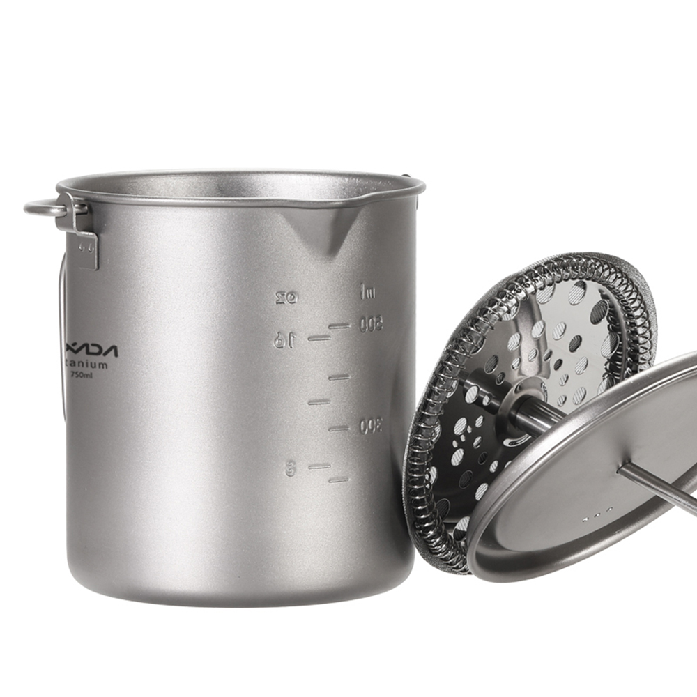 Kubek do kawy z tytanu Lixada  – Camping Cooking Pot With Lid recenzja i cena