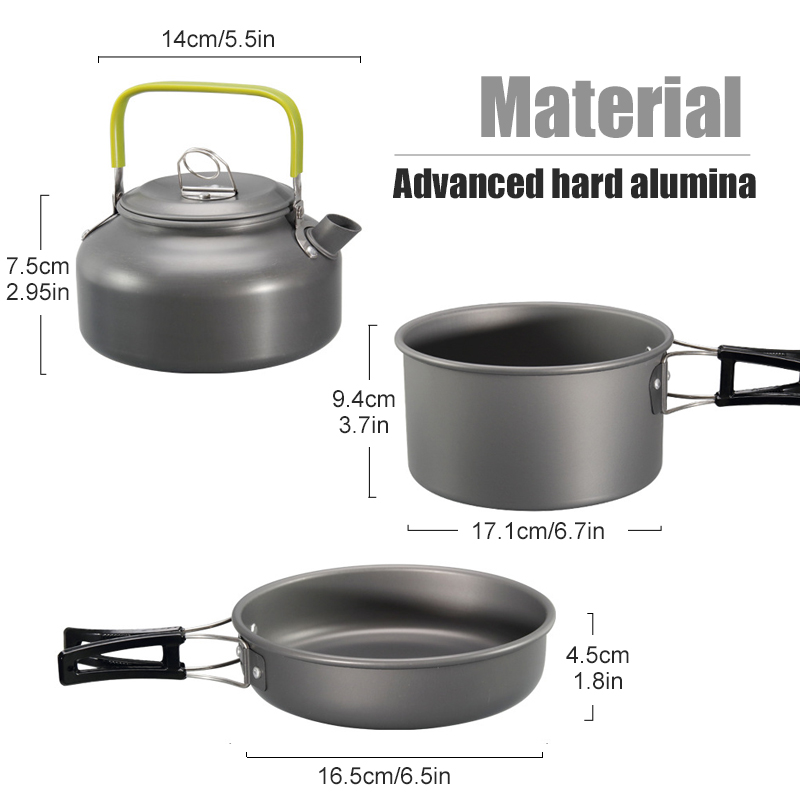 WESTTUNE Zestaw naczyń kemping – Camping Cooking Griddle recenzja i cena