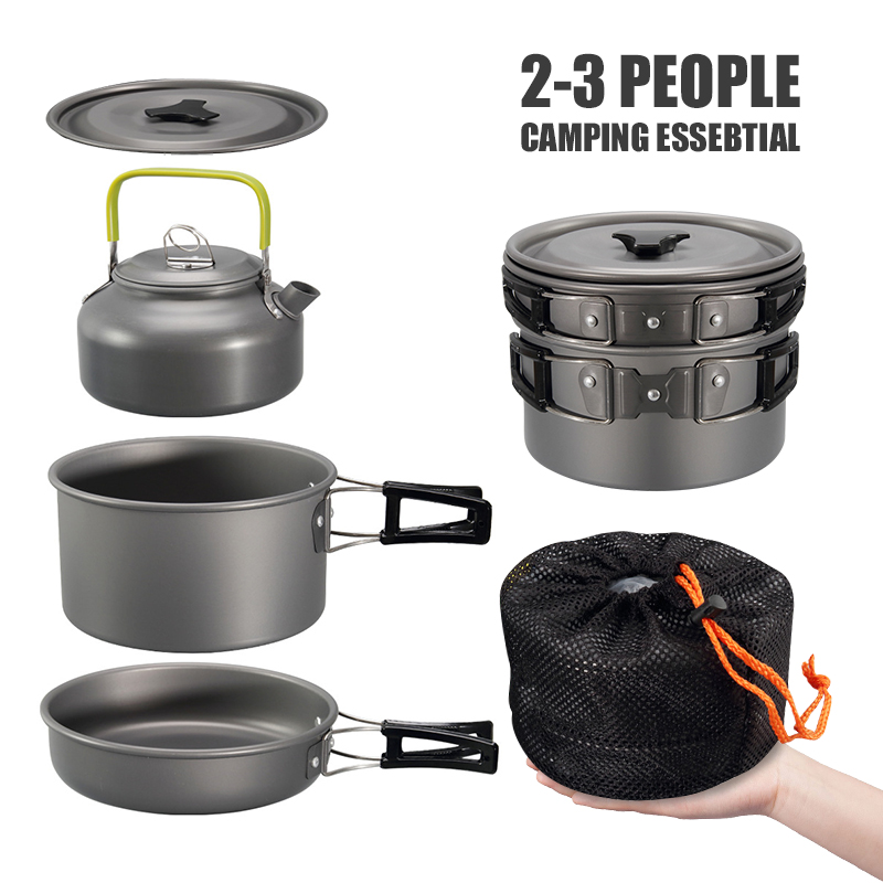 WESTTUNE Zestaw naczyń kemping – Camping Cooking Griddle recenzja i cena