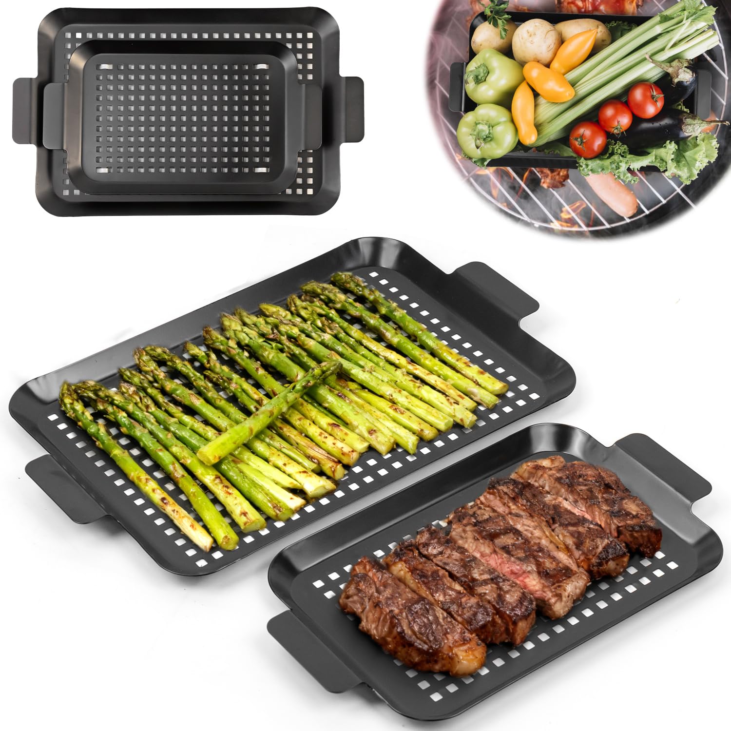 2 SZT. Patelnia do grillowania – Camping Cooking Griddle recenzja i cena