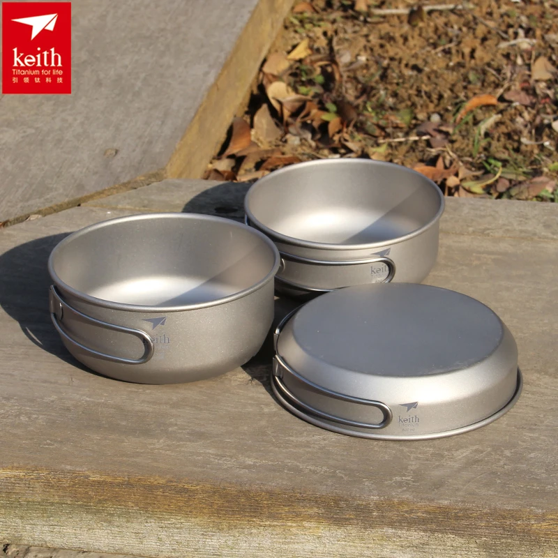 Keith 3PCS Titanium Cookware P – Camping Cooking Griddle recenzja i cena