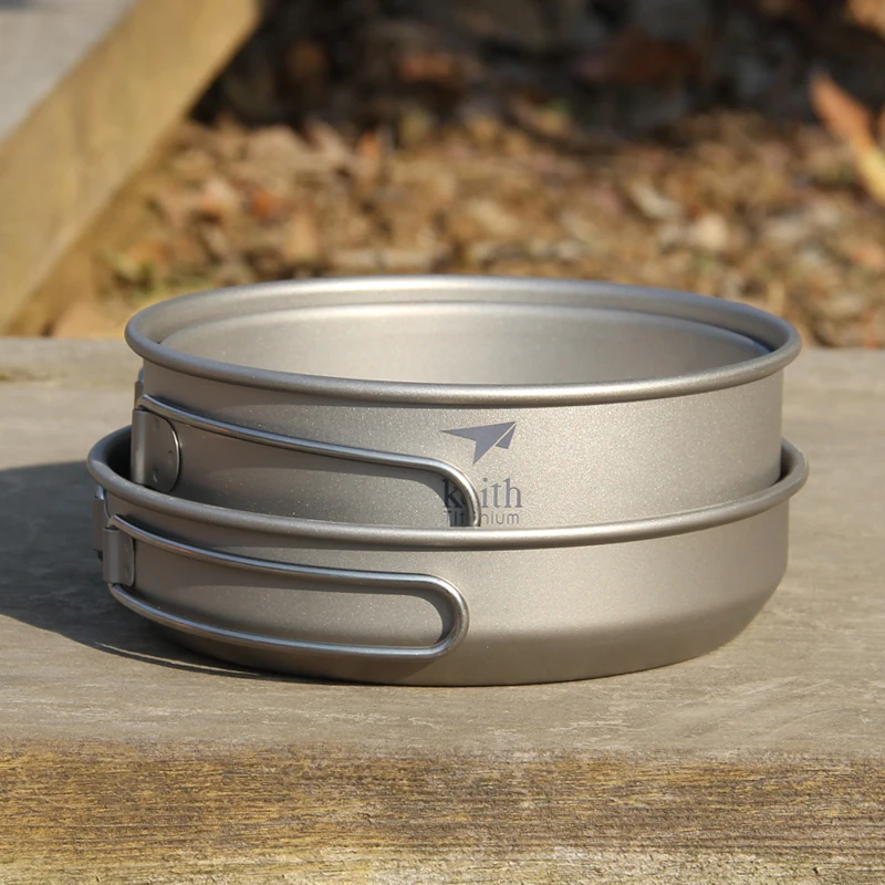 Keith 3PCS Titanium Cookware P – Camping Cooking Griddle recenzja i cena