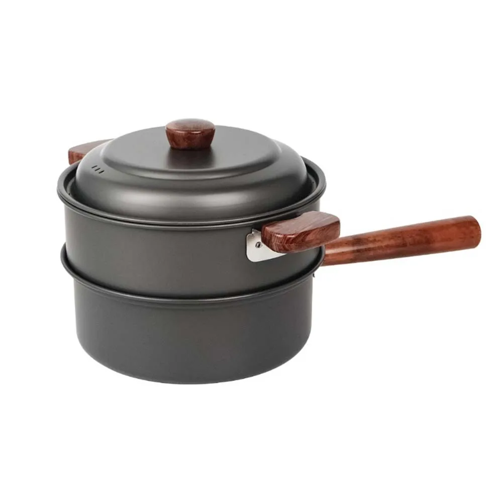Zestaw garnków kempingowych 3L – Camping Cooking Pot With Lid recenzja i cena