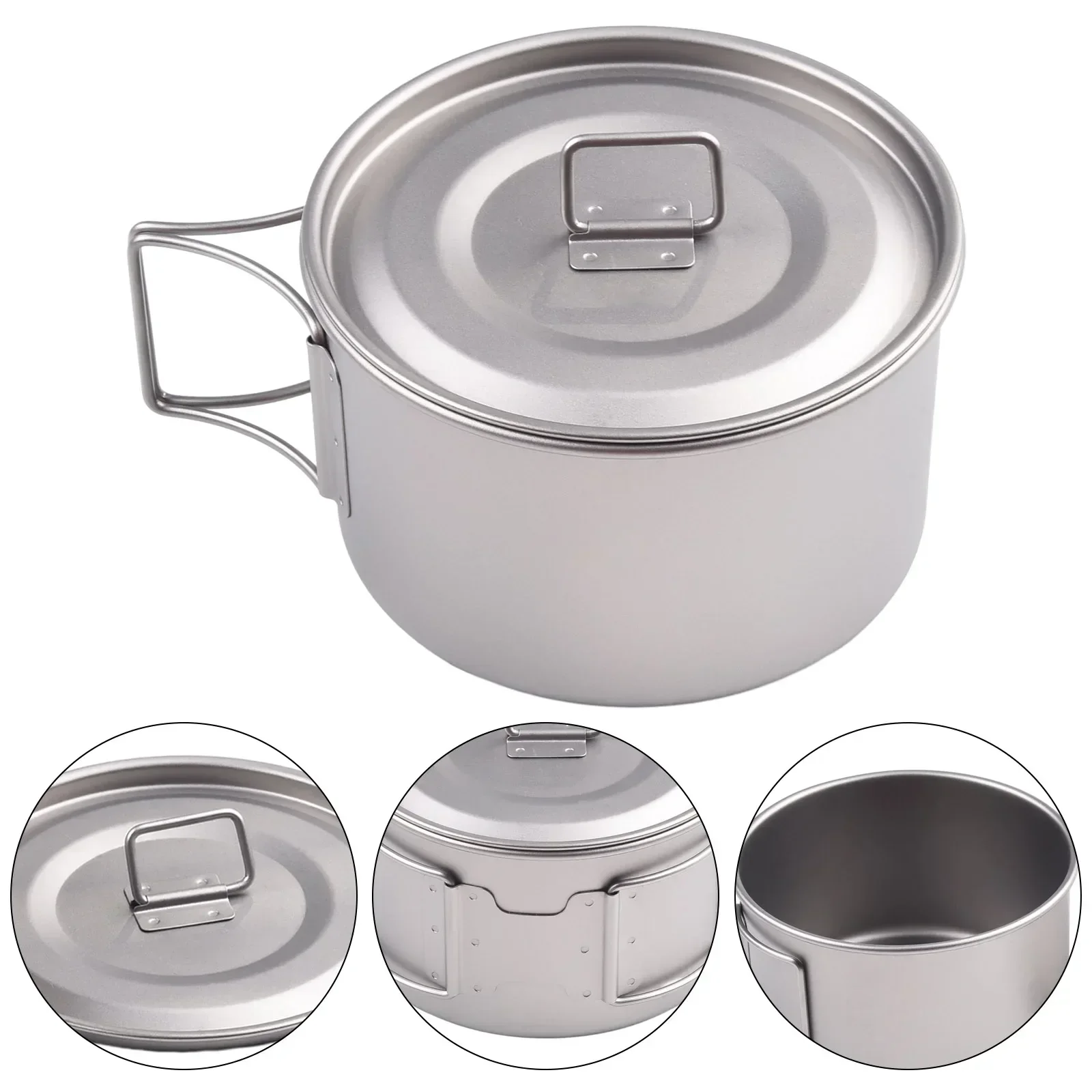 Tytanowa miska ze składanym uc – Camping Cooking Griddle recenzja i cena