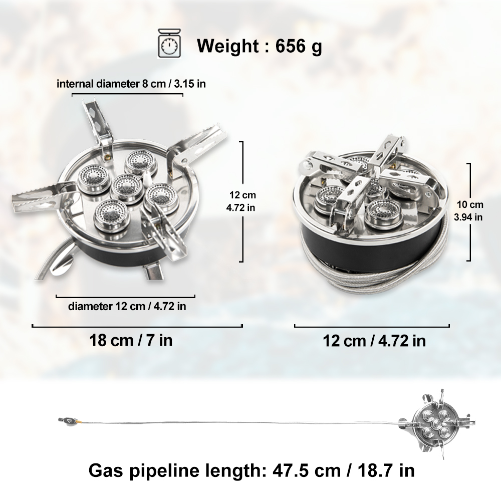 Widesea Camping 5w1 kuchenka g – Camping Cooking Plate recenzja i cena