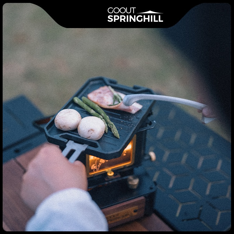 COOUT SPRINGHILL Mini Grill Pa – Camping Cooking Griddle recenzja i cena