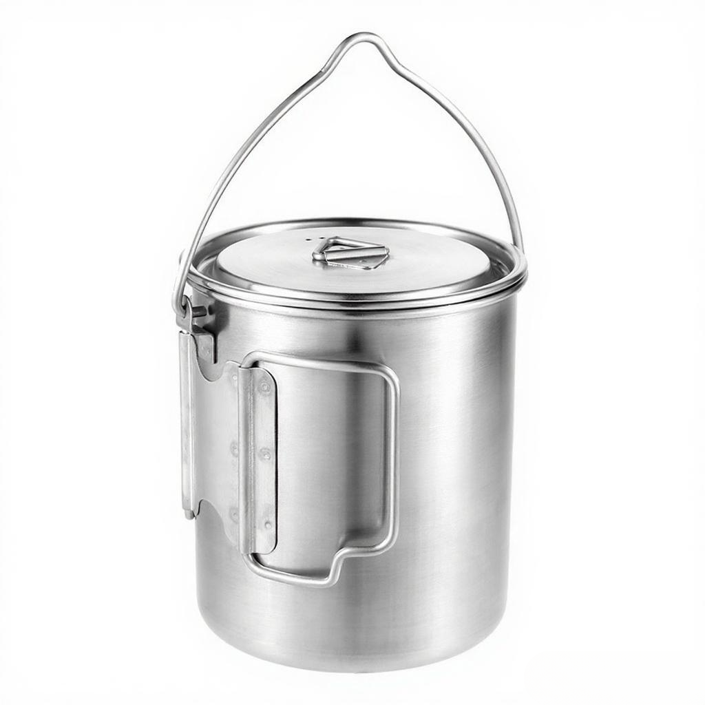 Kubek/termos ze stali nierdzew – Camping Cooking Pot With Lid recenzja i cena